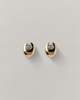 Annika Inez Sloping Hinge Hoops - Gold/Silver - Thumbnail 3