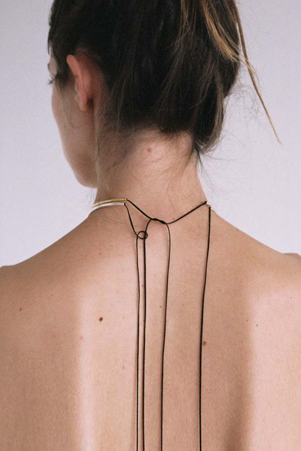 Annika Inez Tube Collar with String