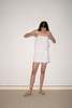 Deiji Studios Strapless Linen Dress - White - Thumbnail 4
