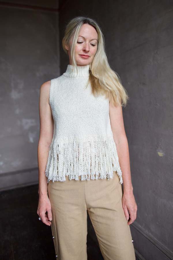 Alix Of Bohemia Sonia Snow Fringe Top