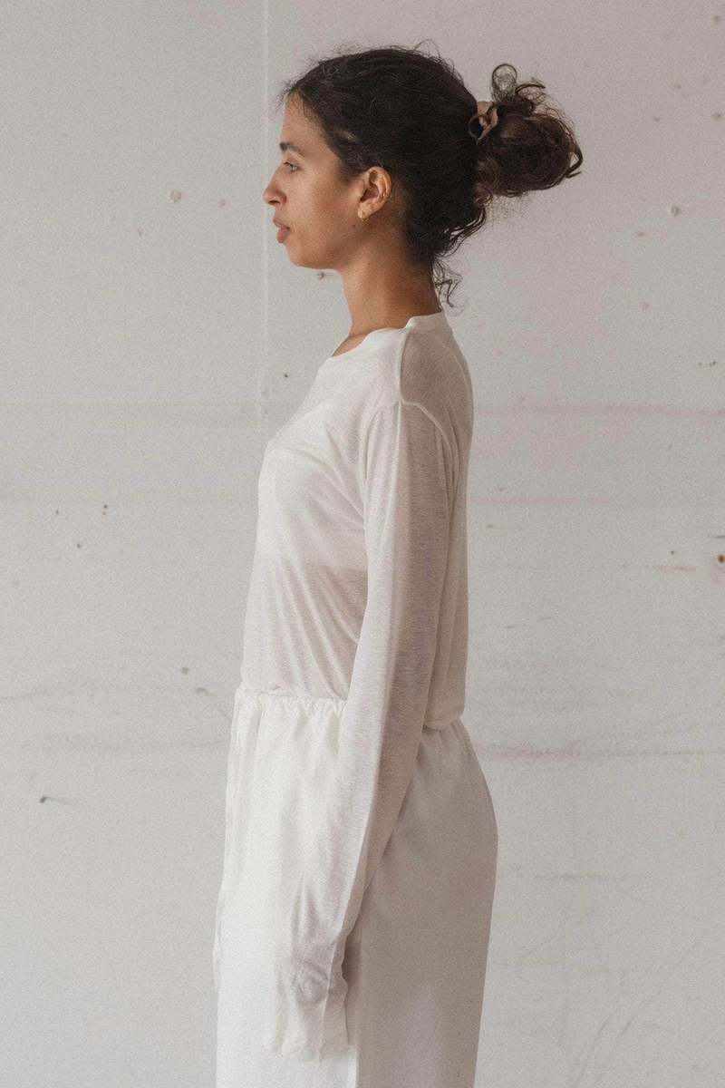 トップス baserange bamboo tee white s Loose Tee Shirt in Assortment | Bamboo lyocell | en | Baserange