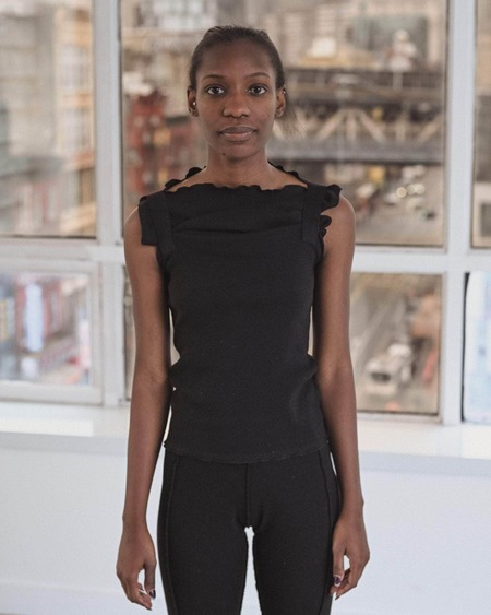 （新品）Baserange Hewn Strap Top Baserange Women's Hewn Strap Top in Undyed Baserange