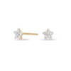 Adina Reyter Paris Super Tiny Diamond Flower Posts Earrings - Thumbnail 3