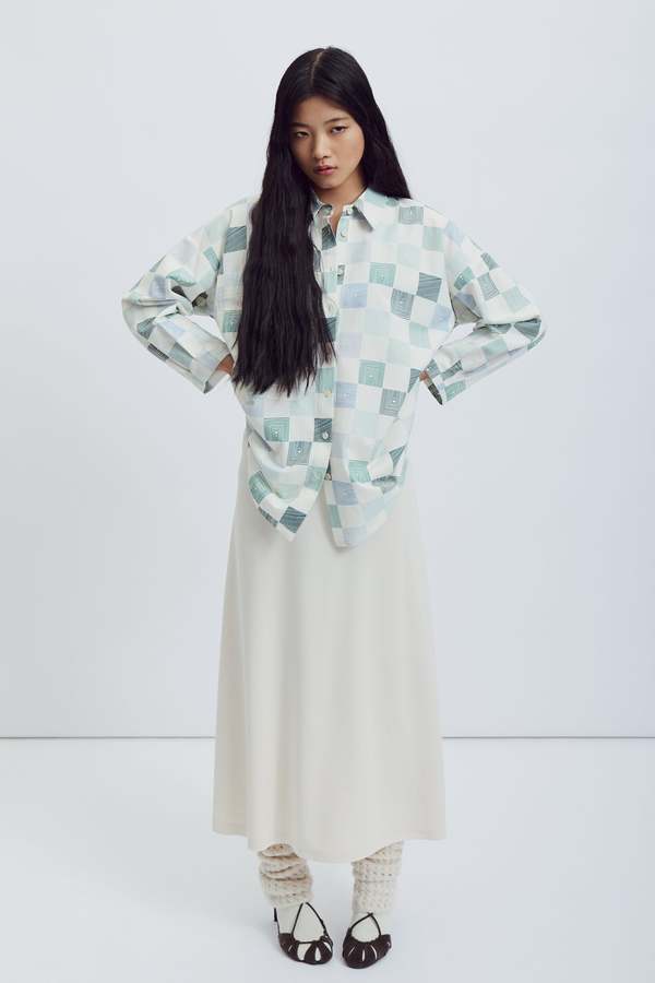 Eve Gravel Joan Skirt