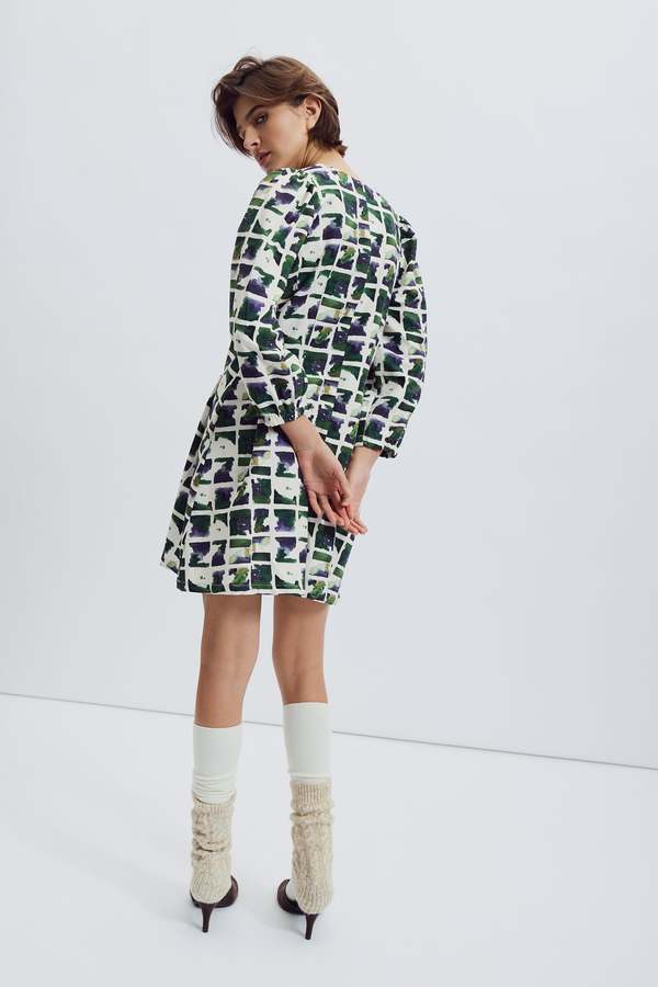 Eve Gravel Elisa Dress - Earth