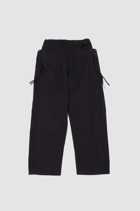 Veilance Convex Wool Pant - Black Heather | Garmentory