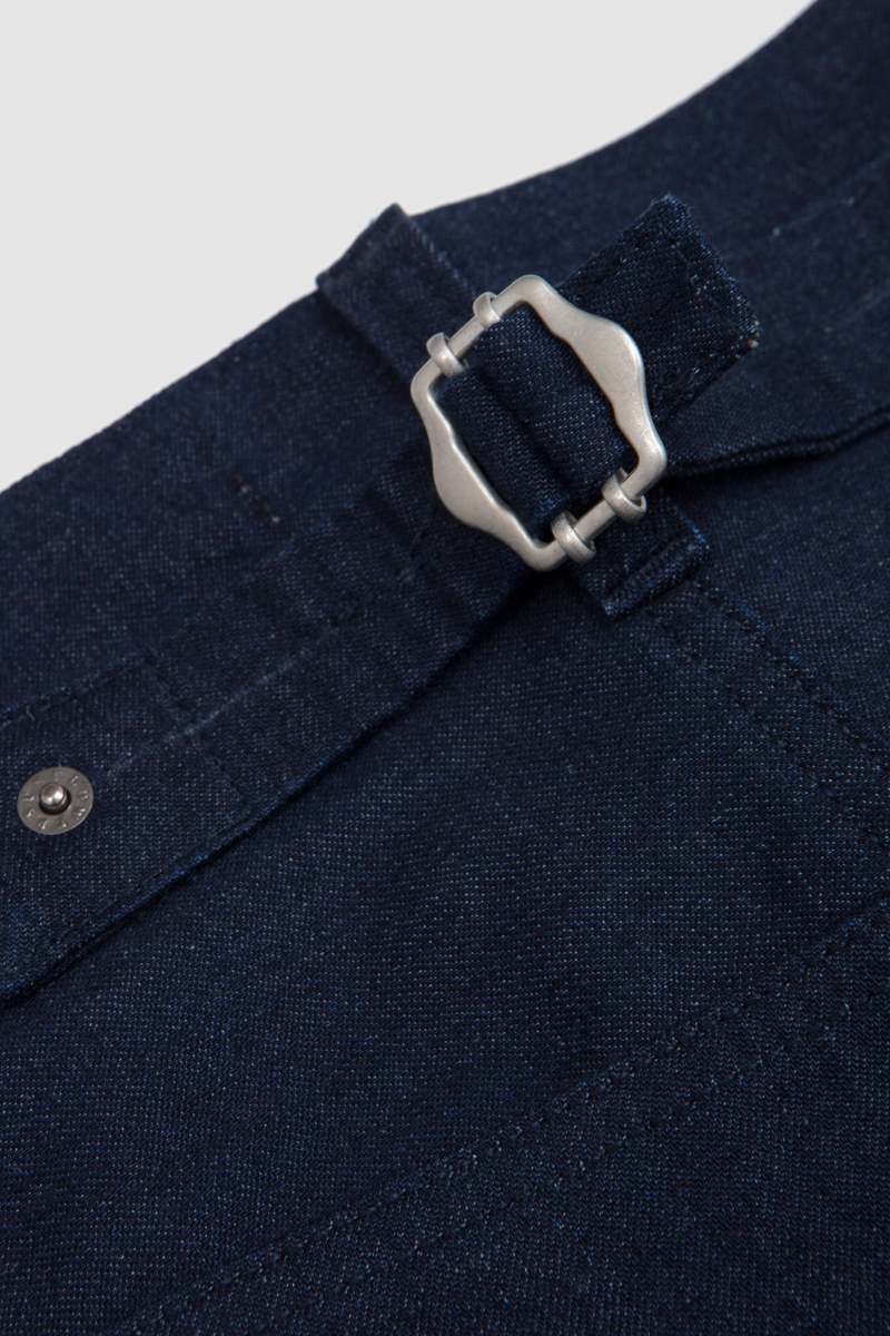 Sunflower Super Wide Cinch Jeans Indigo Raw Jeans