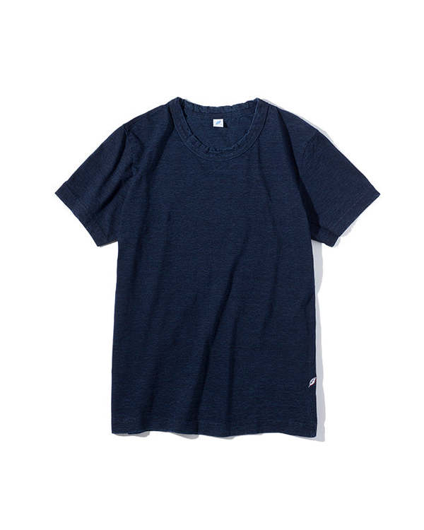 Pure Blue Japan SS-5011-D Knitted Indigo Jersey T-shirt