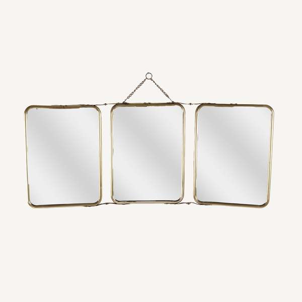 Civil Alchemy Triple Folding Mirror Square