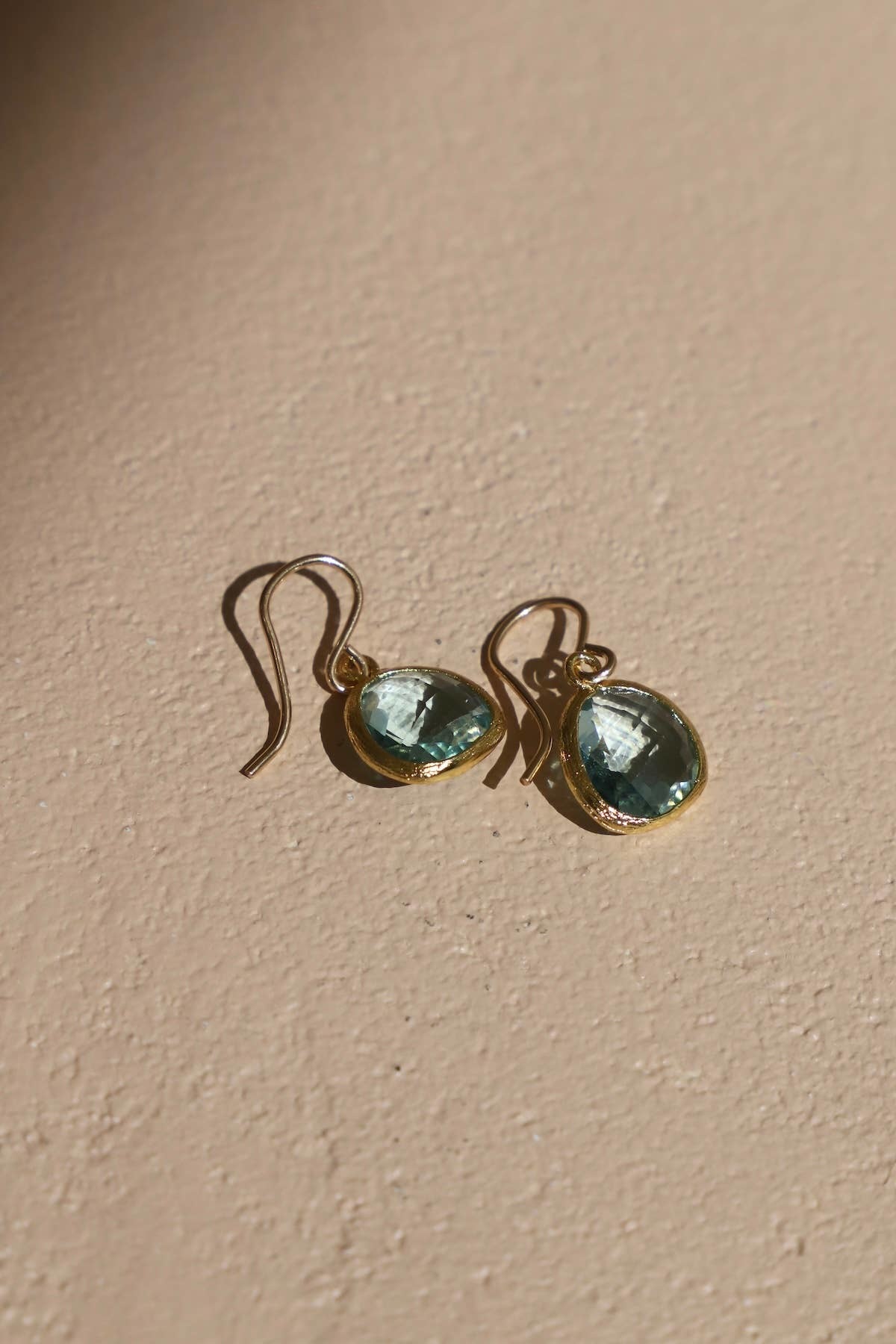 Katie Waltman Jewelry Medium Aquamarine Bezel Earrings - Image 1 of 4