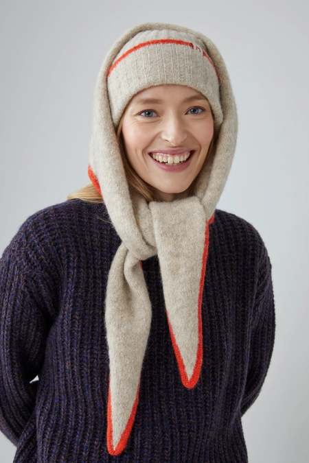 Misha & Puff Sledding Scarf - Carbon Grey | Garmentory