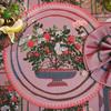Sophie Williamson Design 6 Round Placemats La Vie en Rose Placemats - Thumbnail 3