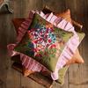 Sophie Williamson Design Ruffled Pillow Cover Blumen Pillow Cover - Thumbnail 2