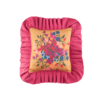 Sophie Williamson Design Ruffled Pillow Cover Blumen Orange - Thumbnail 1