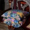 Sophie Williamson Design Ruffled Pillow Cover Pr Fleuri Pillow Cover - Thumbnail 3