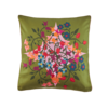 Sophie Williamson Design Square Pillow Cover Blumen Green - Thumbnail 1