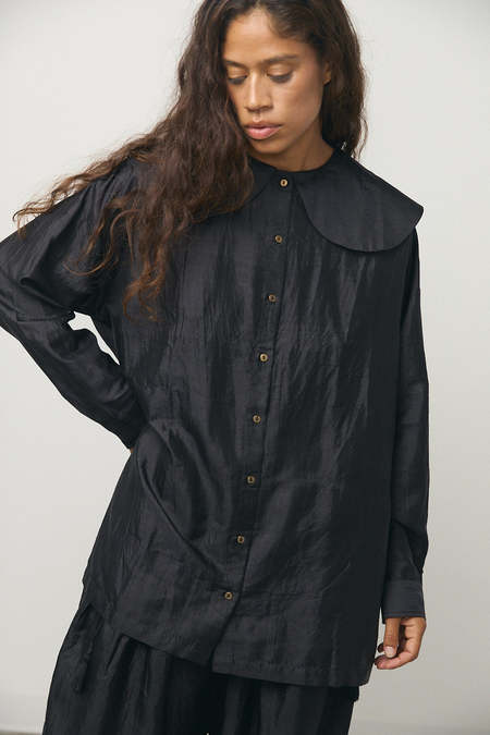 Bunon Back Button Blouse | Garmentory