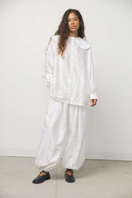 Bunon Back Button Blouse | Garmentory