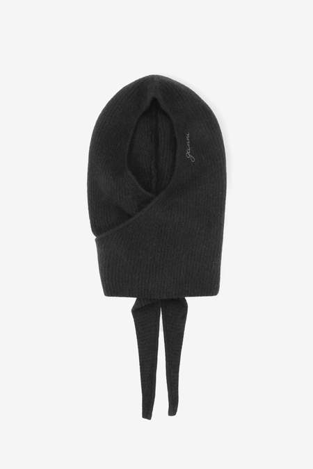 Ganni Core Future Wool Knit Balaclava | Garmentory