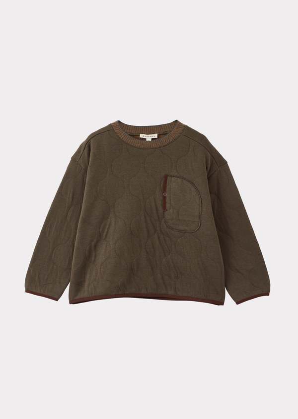 Kids Caramel Crabapple Jumper - Khaki