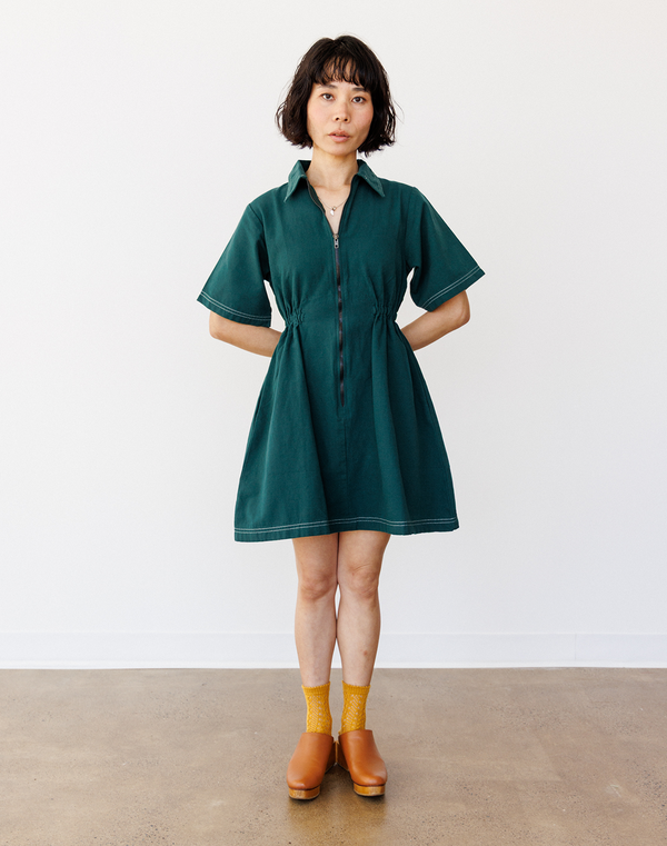 hunter green uniform dress Noble Utility - summer-best-sellers
