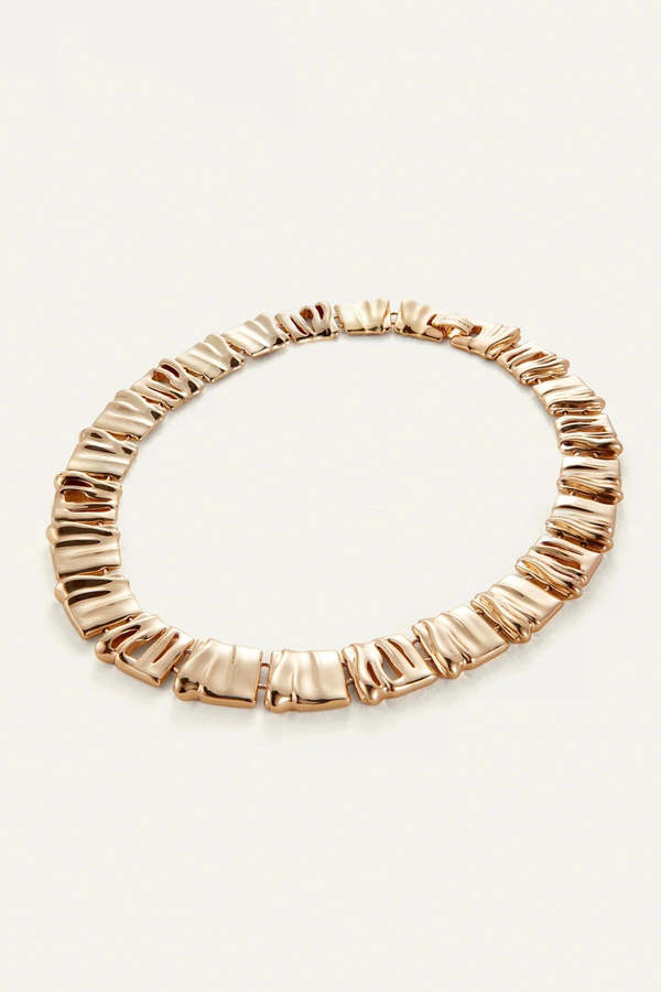 Jenny Bird Sundra Collar in High Polish Silver