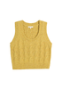 demylee Hillary Speckled Wool Vest - Corn - Thumbnail 2