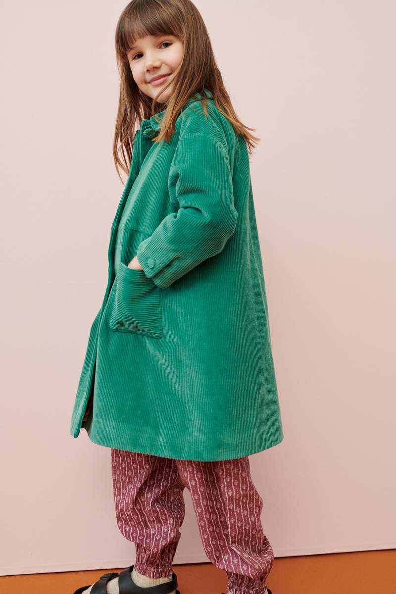 KIDS Caramel Chee Coat - Sea Green | Garmentory