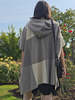 Chloe Hooded Knit Cape - Thumbnail 3