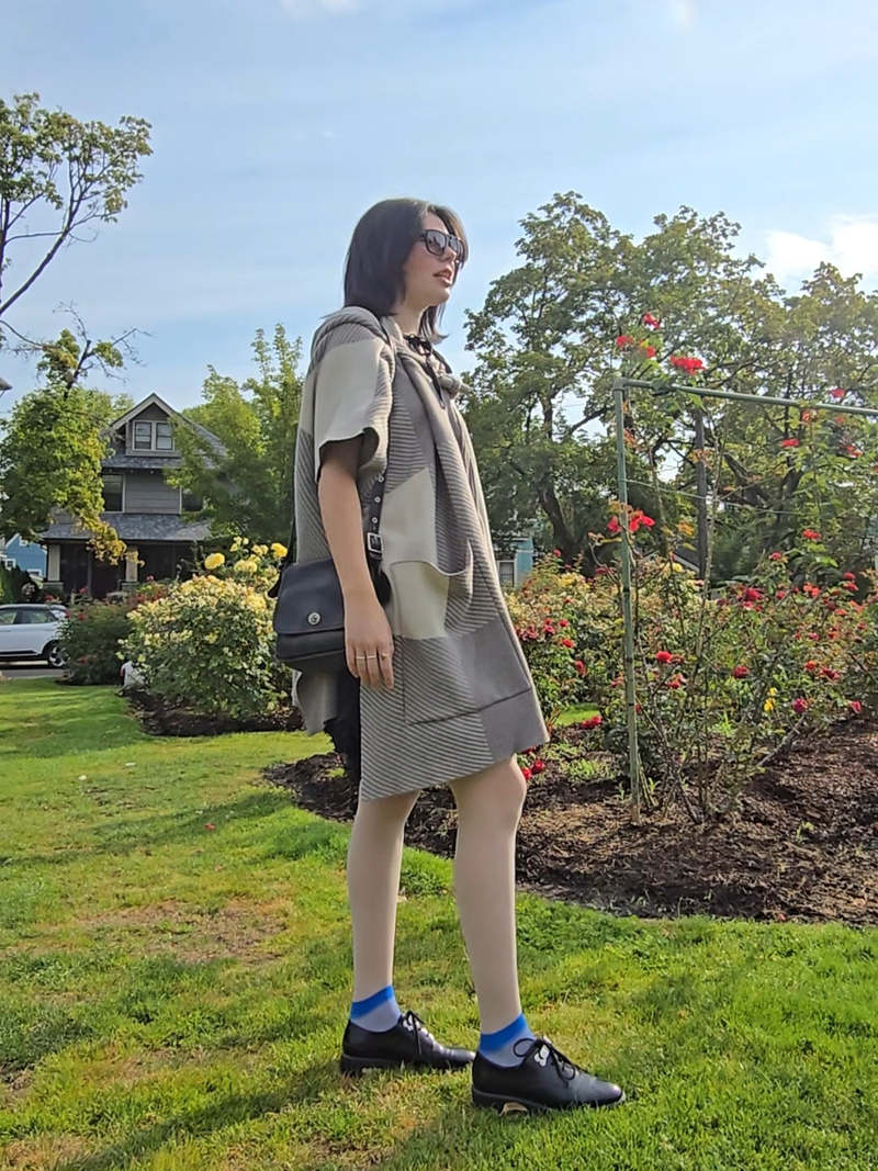 Chloe Hooded Knit Cape