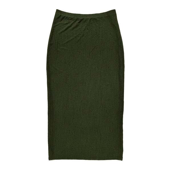 Ali Golden Mesh Pencil Skirt