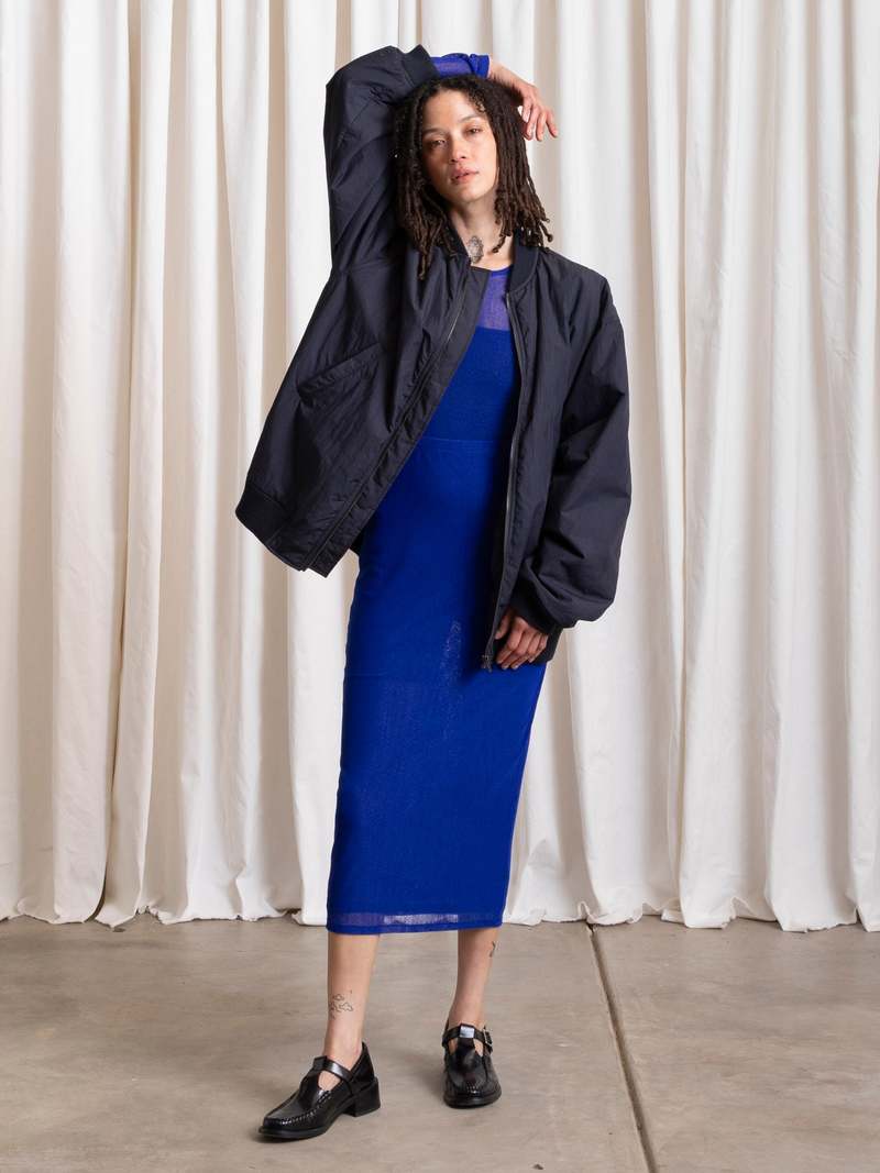 Ali Golden Oversized Bomber Jacket | Garmentory