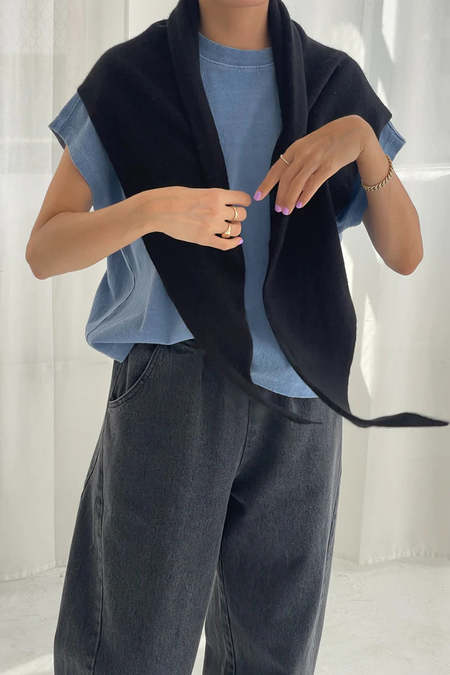 小物 POST ARCHIVE FACTION (PAF) 4.0 scarf POST ARCHIVE FACTION (PAF) 4.0+ SCARF - Blue | Garmentory