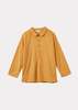 KIDS Caramel Lochlan Children's Cotton Polo - Ochre - Thumbnail 1