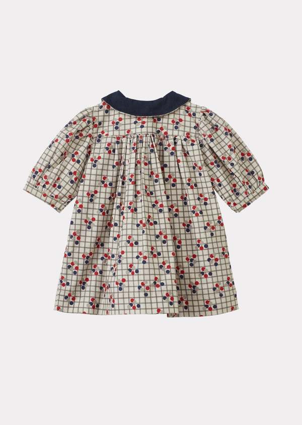 KIDS Caramel Nina Baby Girl's Dress - Dotty Check