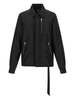 Rick Owens Concealed Zipfront Jacket - Black - Thumbnail 1