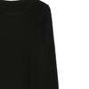 Rick Owens Rib Long Sleeve Top - Black - Thumbnail 2