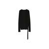 Rick Owens Rib Long Sleeve Top - Black - Thumbnail 3
