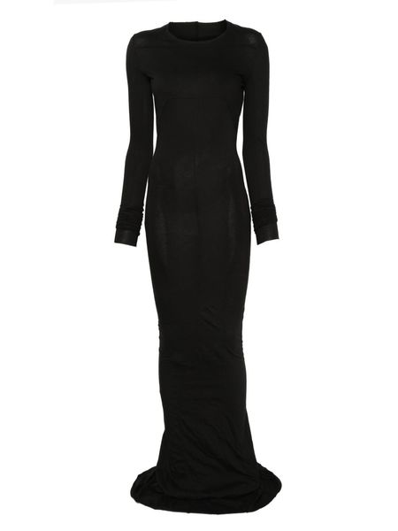 Rick Owens Long-Sleeve Maxi Dress - Black