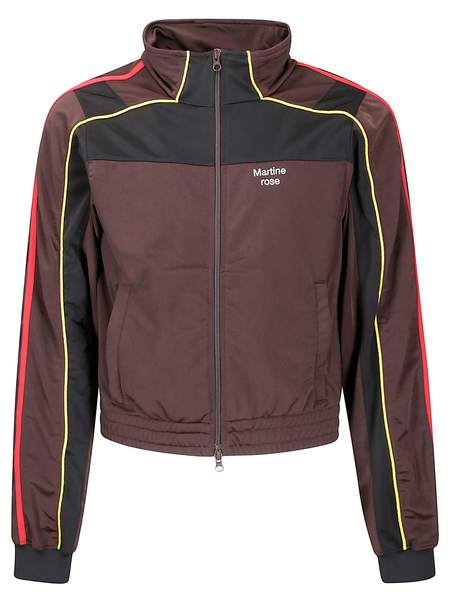 Martine Rose Shrunken Track Jacket - Black/Yellow | Garmentory