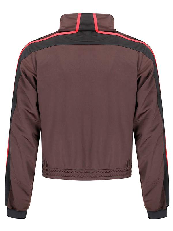 Martine Rose Shrunken Track Jacket - Brown Black | Garmentory