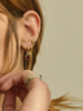 Loren Stewart Skull Huggies Earrings - Thumbnail 2