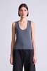 Apiece Apart Uri Low Cut Tank - Thyme Green - Thumbnail 1