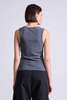 Apiece Apart Uri Low Cut Tank - Thyme Green - Thumbnail 3