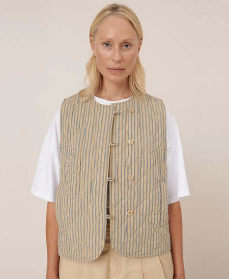 中川政七商店　SETTO quilt vest 中川政七商店 SETTO quilt vest
