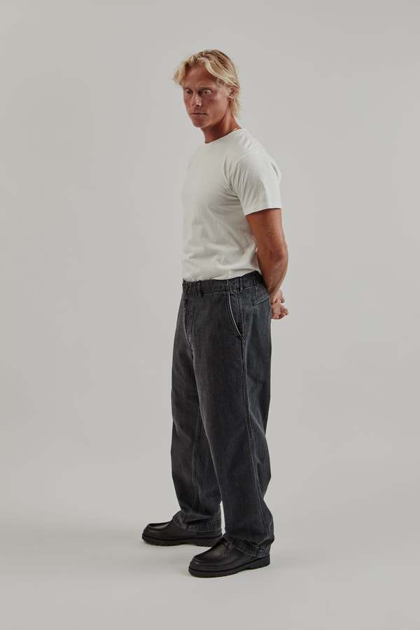Nanamica Wide Denim Pants - Gray | Garmentory