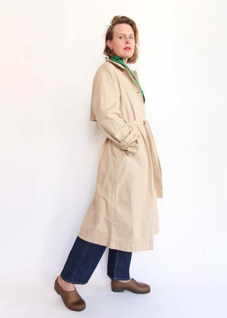 ジャケット・アウター cristaseya Cotton Oversized Trench Coat Cristaseya Oversized Long Trench Cotton Satin Brown – Neighbour