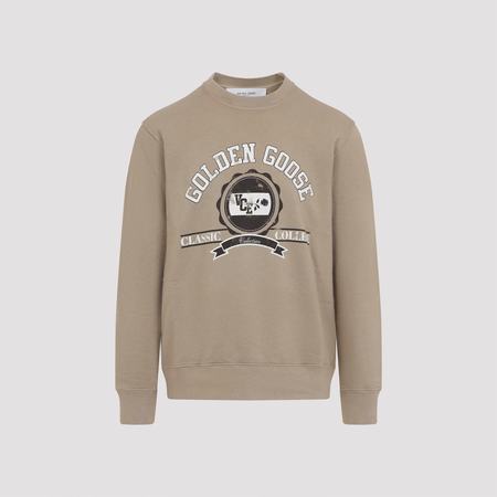 Golden Goose Hoodie With Crystals - Alluminium Melange Gray
