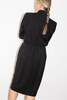 1980s Saint Laurent Rive Gauche Dress - Black - Thumbnail 3