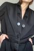 1980s Saint Laurent Rive Gauche Dress - Black - Thumbnail 6